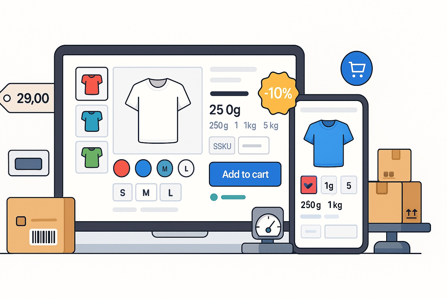 WebShop – WooCommerce varijacije: kako da svaki proizvod dobije pravu sliku, cenu i dostavu