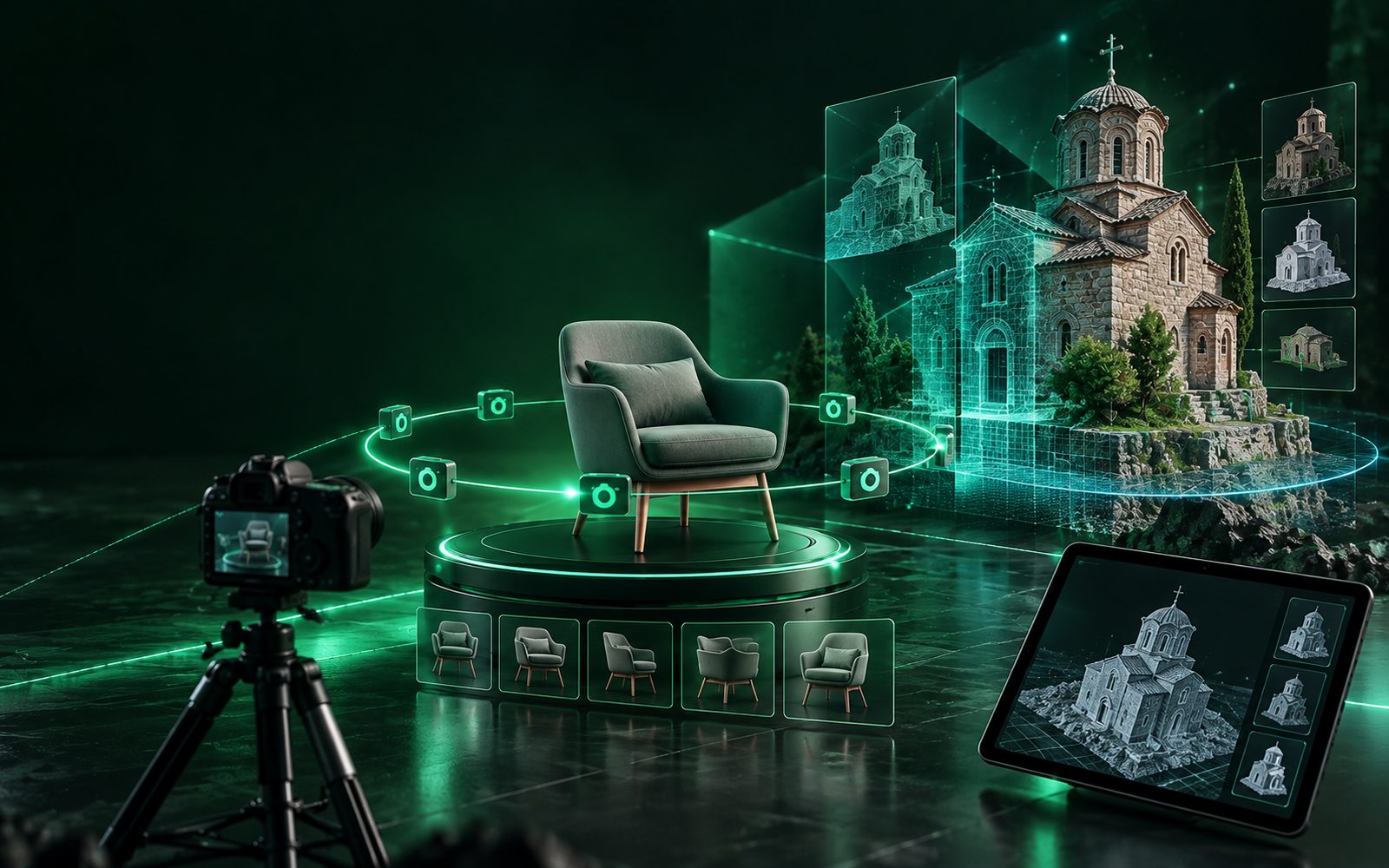 Fotografisanje u 360° i fotogrametrija — BILDSTUDIO