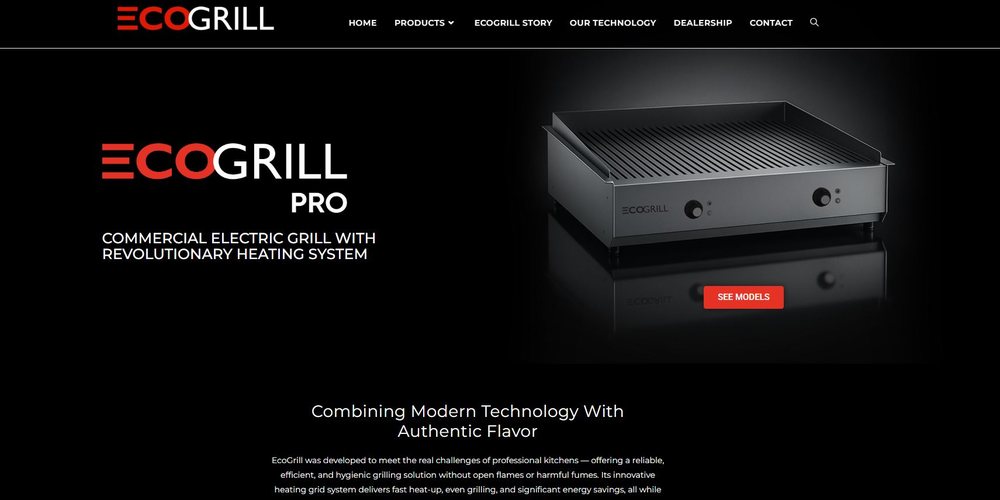 Izrada web sajta Ecogrillpro — BILDSTUDIO